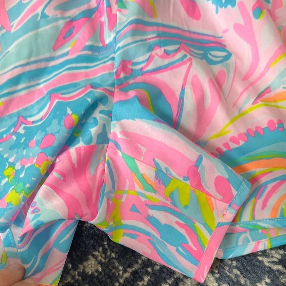 Lilly Pulitzer Colorful Athletic Shorts - Picture 3 of 5